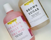 Body wash shower gel infused with botanicals