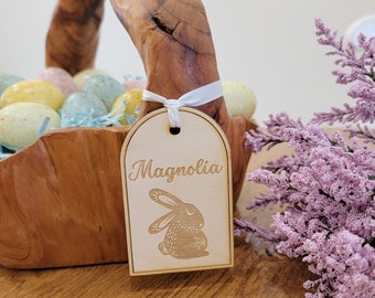 Easter Basket Tags | Easter Basket Name Tags | Wooden Easter Tags