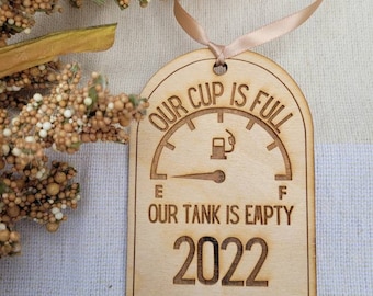 2022 Gas Shortage Ornament | Funny 2022 Ornament | White Elephant Gift | 2022 Silly Ornament | Gift For Grandpa | Gift for Uncle|