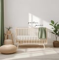 Nursery Name Sign | Baby Name Sign for Nursery | Wood Name Wall Sign | Cursive Name Sign