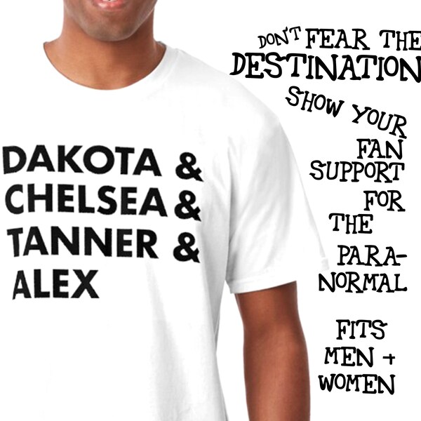 Project Fear Club - Destination Dakota, Chelsea, Tanner, Alex Fan Shirt Paranormal Investigator Ghost Adventure Unisex Tshirt Women Men