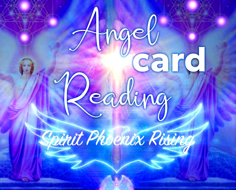 Angel Card Tarot Reading Celestial Archangel Spiritual Etsy
