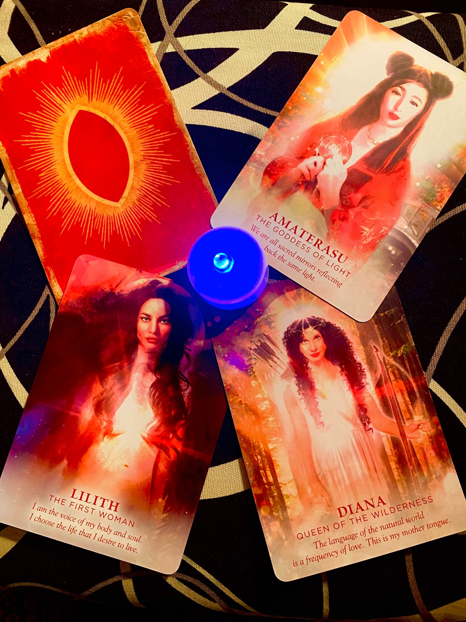 Divine Feminine SACRED Goddess Tarot Oracle Card Reading Etsy