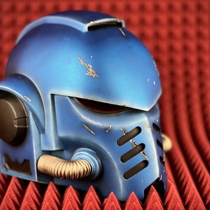 Super Durable Space Marine helmet #2 W40k *Any painting of the finished helmet is free* Airsoft/Cosplay