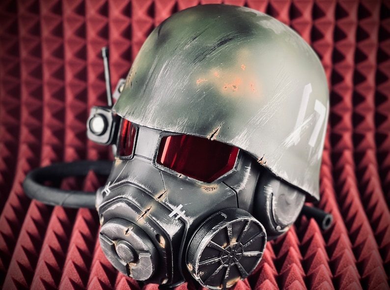 Casque RCN des Rangers vétérans super résistant Fallout Toute peinture du casque fini est gratuite Airsoft/Cosplay image 3