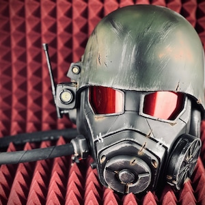 Super Durable Veteran Ranger NCR helmet Fallout *Any painting of the finished helmet is free* Airsoft/Cosplay