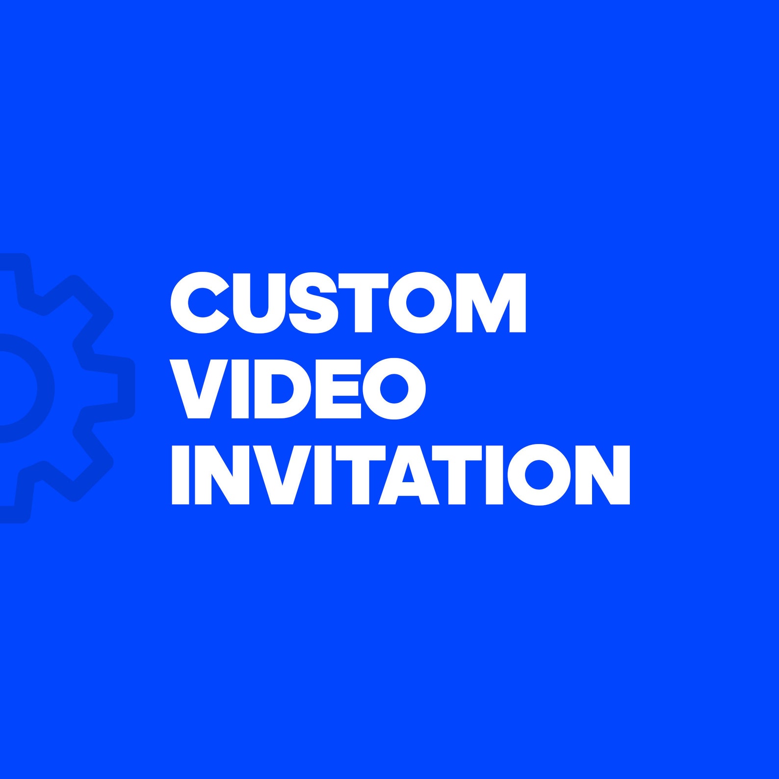Custom Video Invitation Etsy
