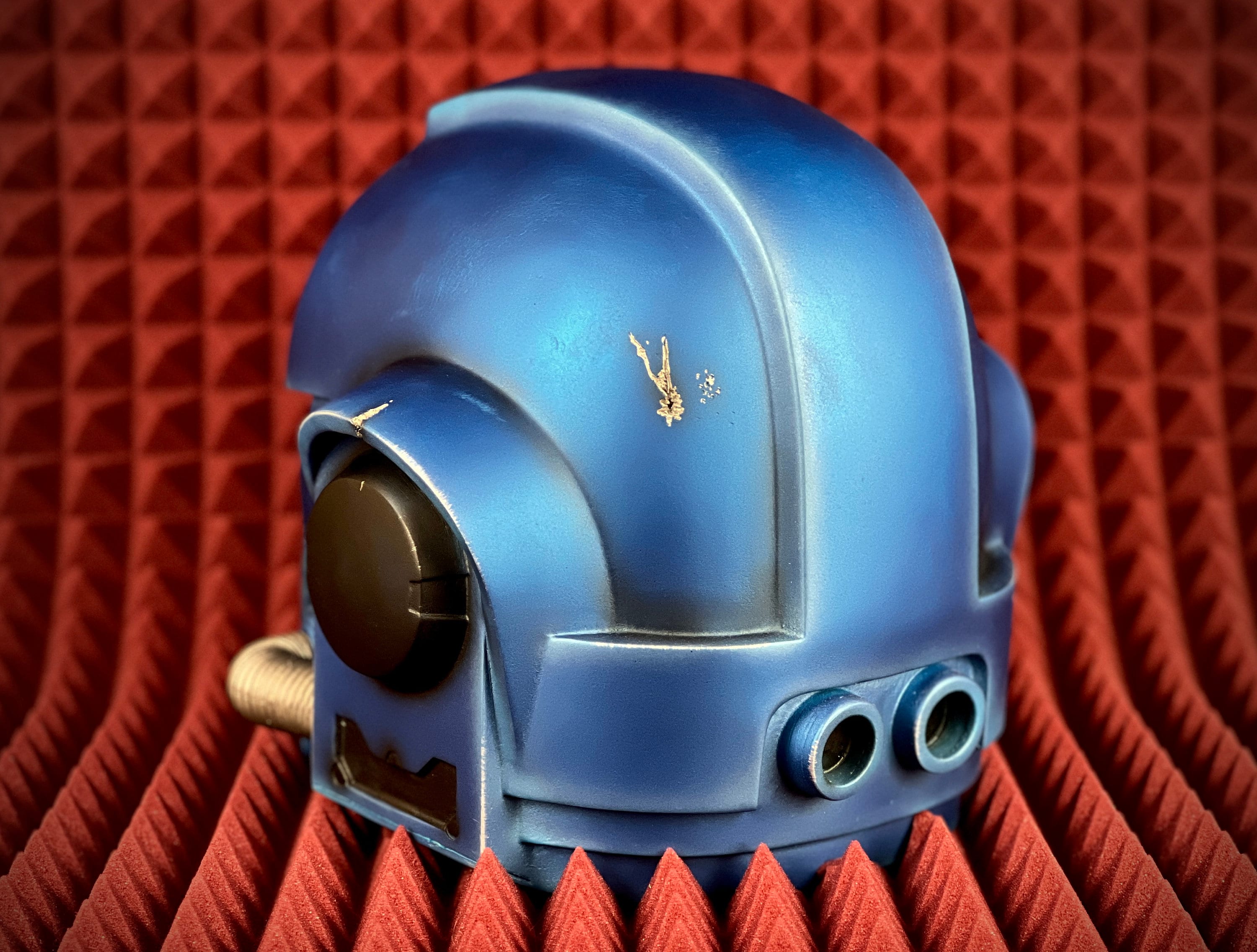 Gothic 316l Stainless Steel Warhammer 40,000 Space Marine Helmet