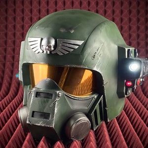 Super Durable Kasrkin helmet W40k *Any painting of the finished helmet is free* Airsoft/Cosplay