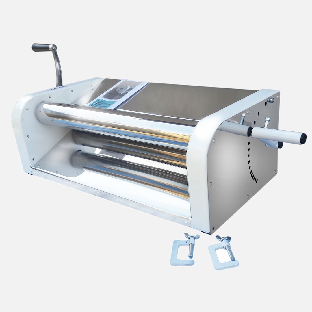 Manual Dough Sheeter 19.7 Inc., Dough Fondant Pizza Roller Tortilla