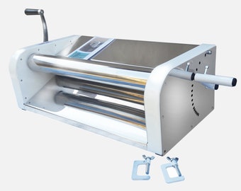 Manual Dough Sheeter 19.7 Inc., Dough Fondant Pizza roller Tortilla Pasta Maker Machine dough cakes croissants bread, puff pastry, dumplings