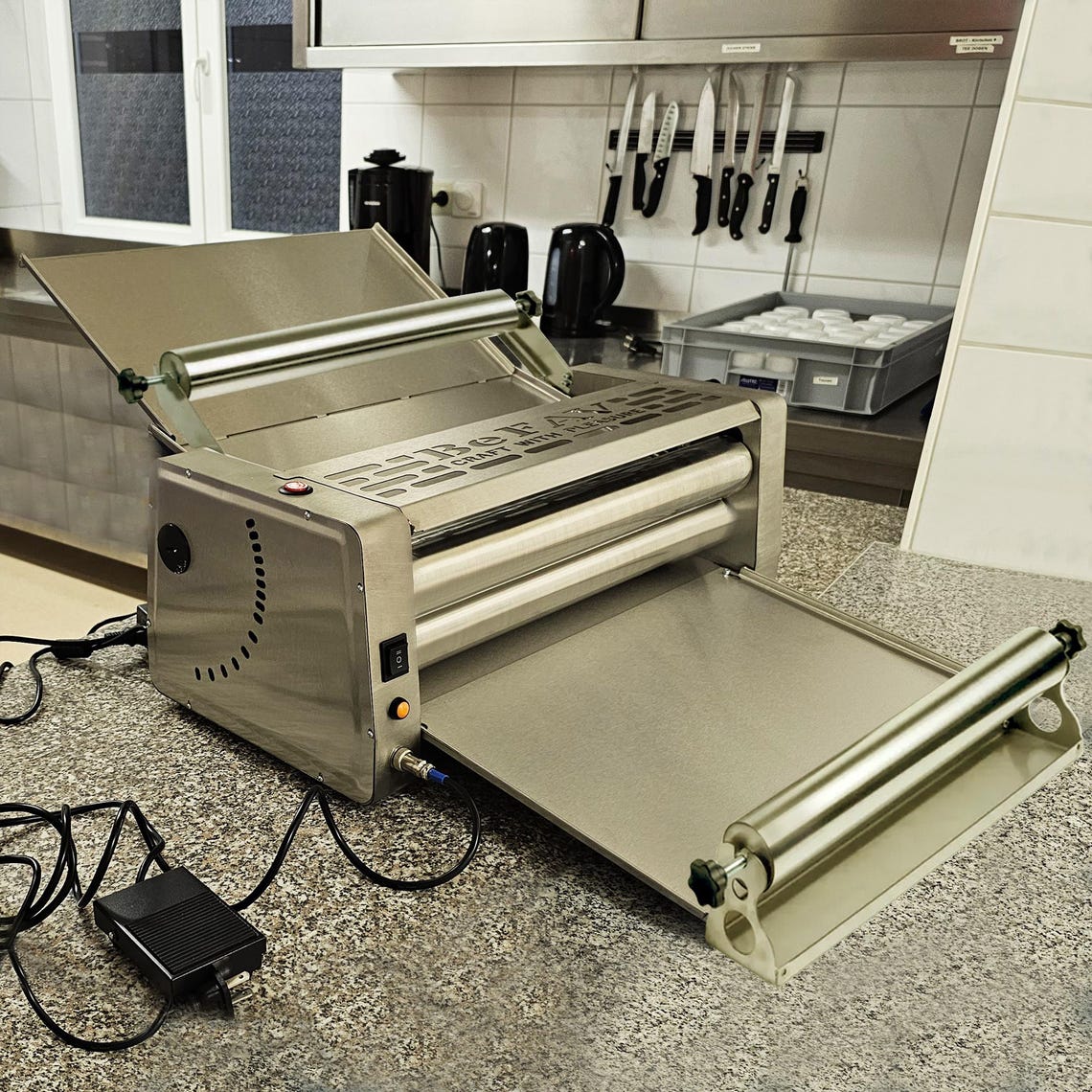 Befav Electric Dough Sheeter Machine With Two Additional Rollers for ...