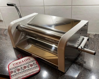 Manual Dough Sheeter 15.7 Inc., Dough Fondant Pizza roller Pasta Maker Machine dough cakes croissants bread, puff pastry, for home us