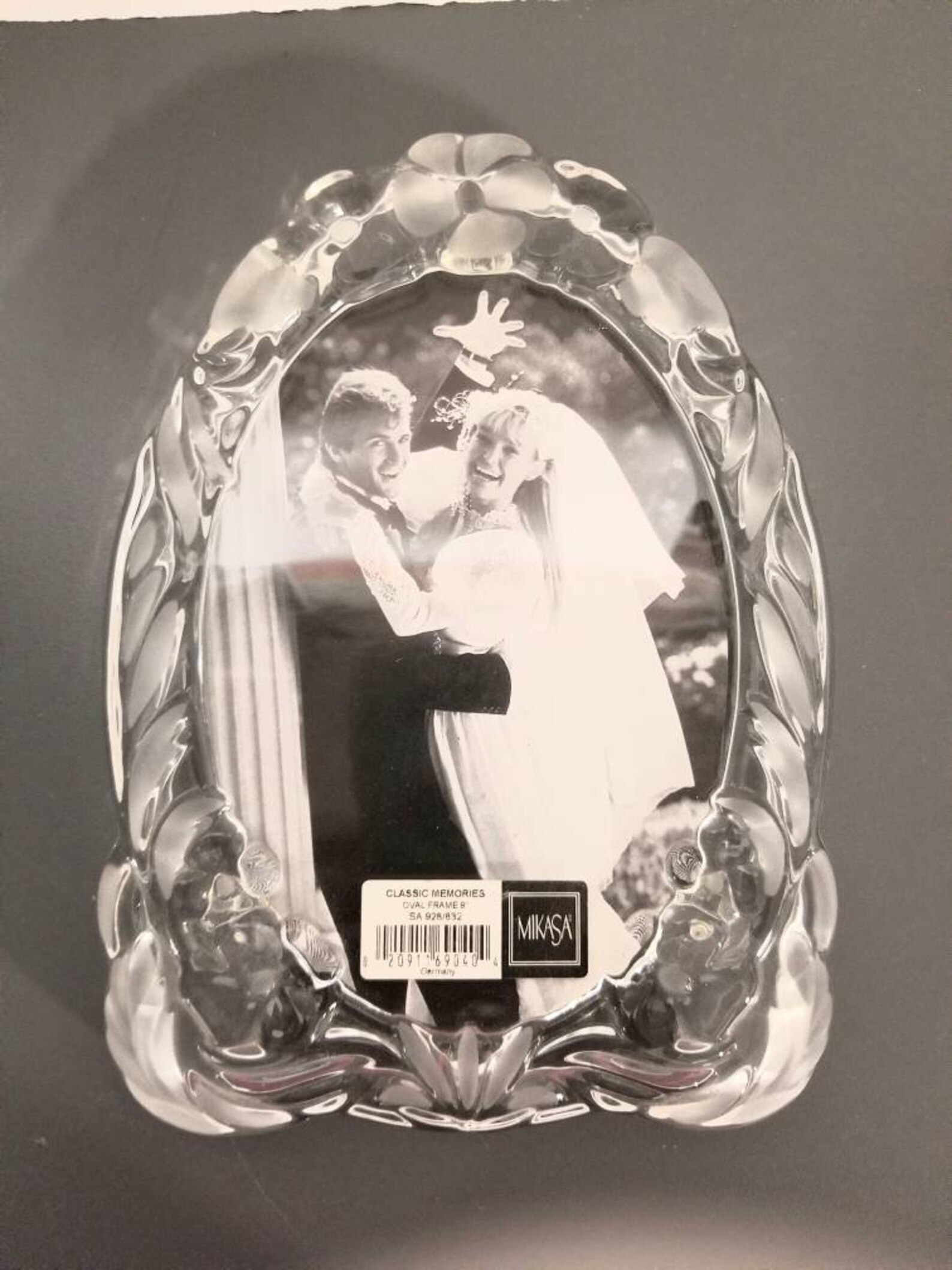 Mikasa Crystal Oval Classic Picture Frame 9 inches for 5 Etsy