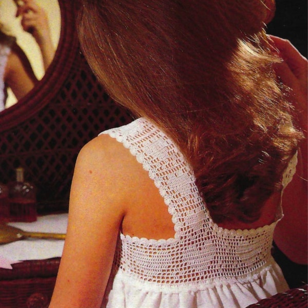 Crochet Nightgown Etsy