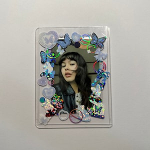 enya umanzor photocards, collectible photocards, laminated photos, deco toploader photocards