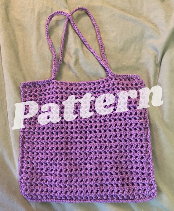Easy Mesh Market Bag Crochet Pattern Easy Crochet Bag Mesh Etsy