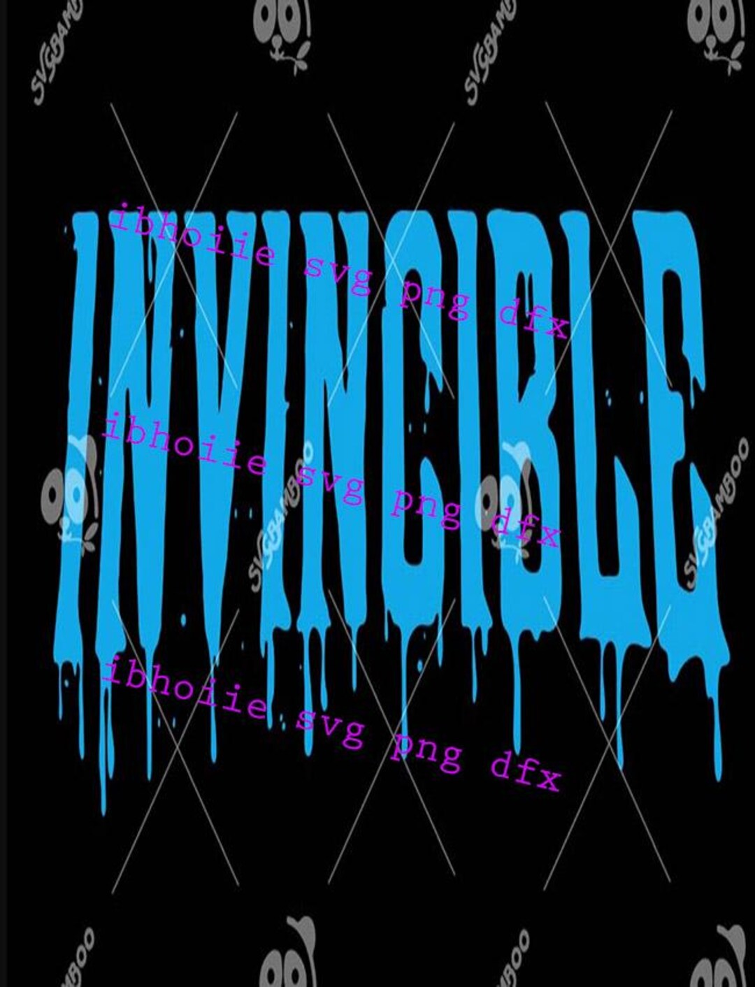 Invincible Paint Drip Logo Svg Png, Invincible Bloody Logo Svg ...