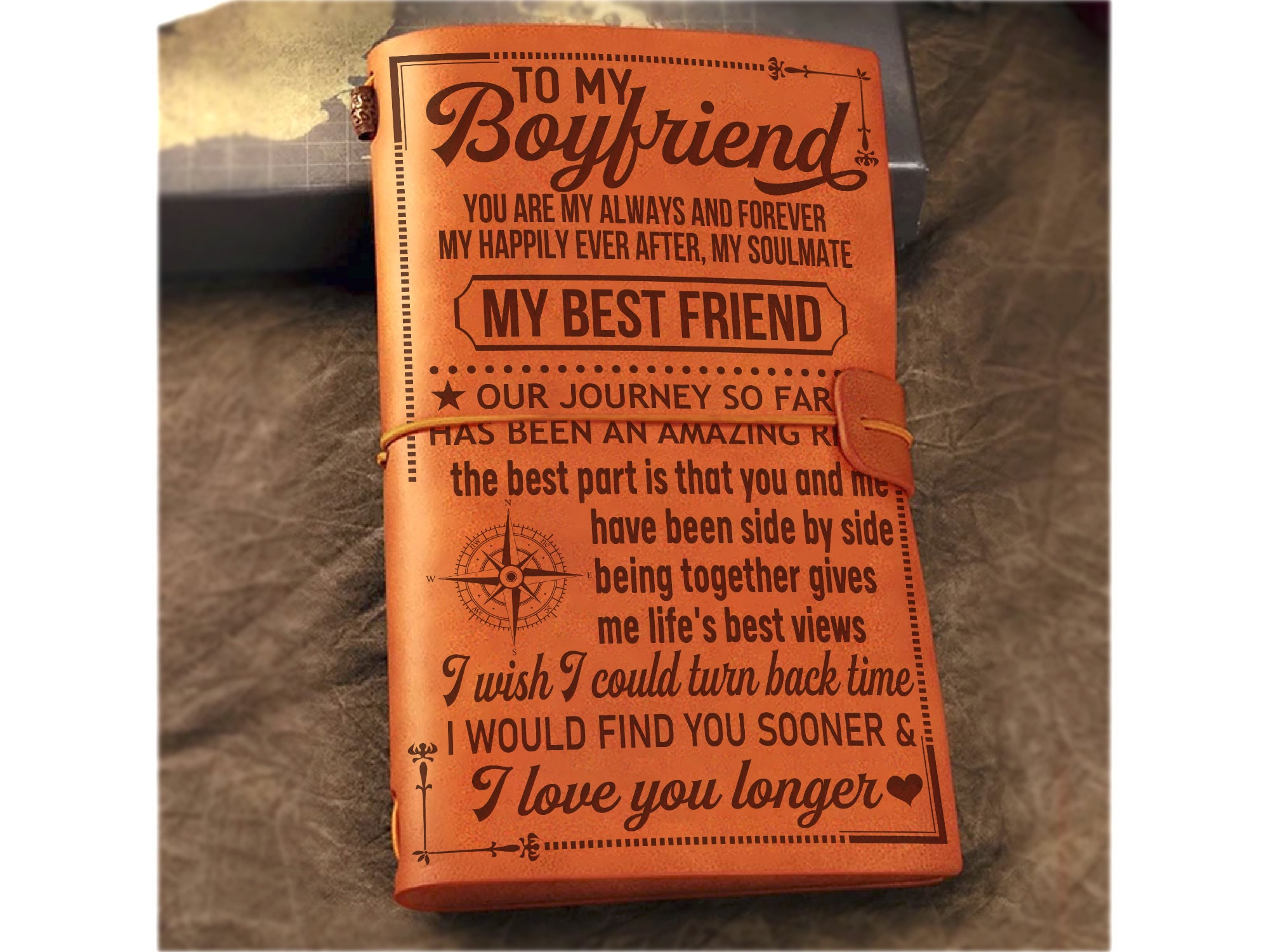 To My Boyfriend Journal Personalized Journal Gift For Etsy