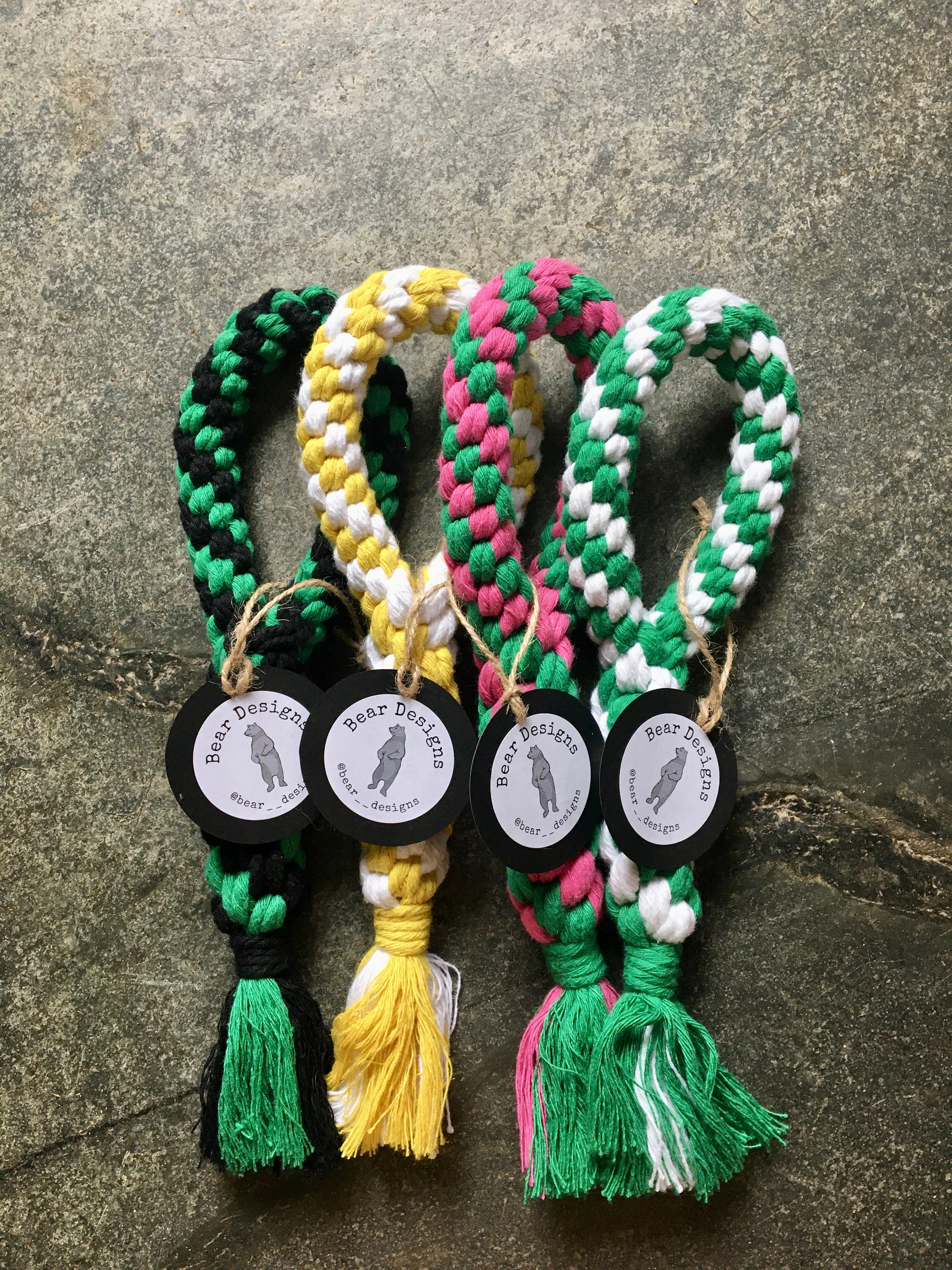 Handmade macrame dog toy Etsy