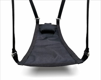 Sex Sling Paris. Double Party Sling. Vegan Fetis. Sling Love. Red Fetish. Gay Sling Hammock. Bondage. Reversible Sex Swing. Hammock. Pariss