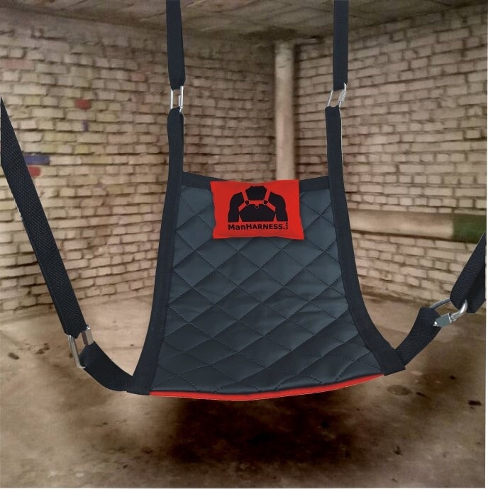 Sex Sling Las Vegas. Strong adult. Sling Love. Sling sex. Red swing. Gay Sling Hammock. Man harness. Bondage-Sex Sling. Reversible Sex Sling