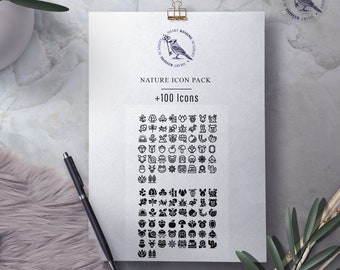 Nature Icon Pack for Resume Templates, Nature Special Icon Pack, Presentation, Professional Icon, Editable Icon pack