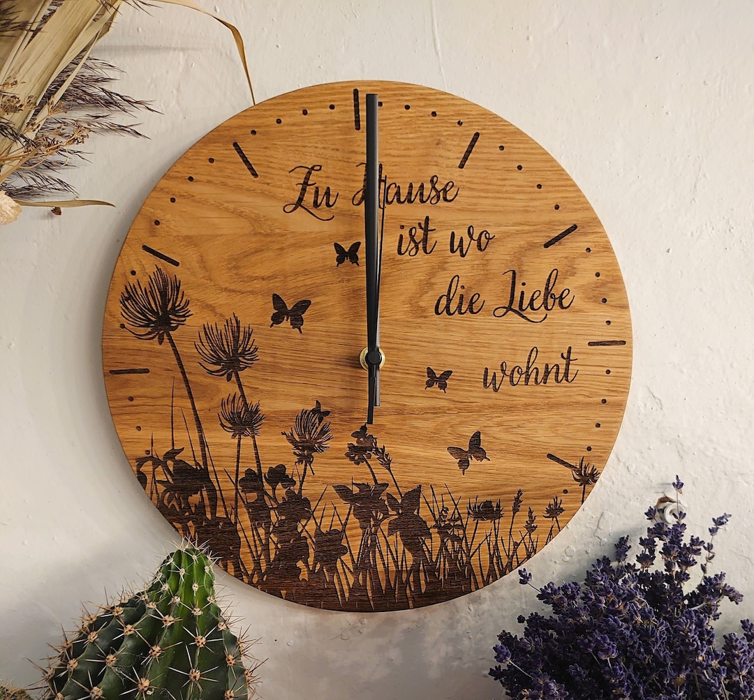30 Cm Wanduhr Leise Ohne Ticken Batteriebetrieben Produktbild-Vorschau 2