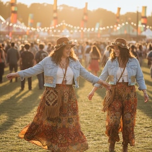 Bohojacke, Hippiejacke, Festivaljacke, Jeansjacke, Handmade aus Germany, Mia, Bohemian Style, Festival Outfit, Unikat, Upcycling Jacke