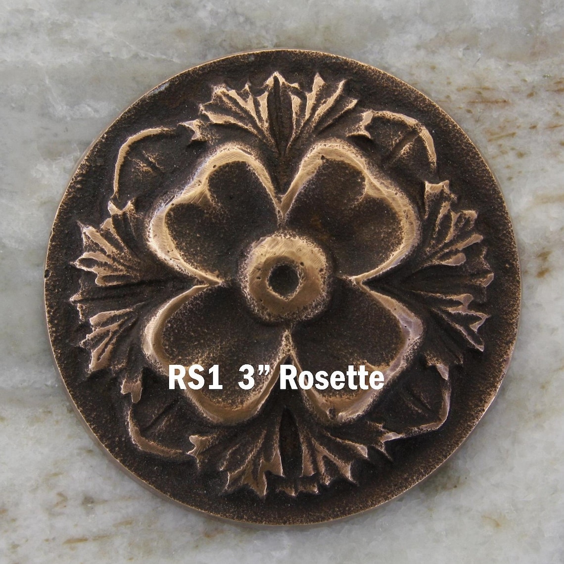 Sculptured Bronze Memorial Rosettes Etsy UK