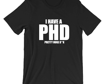 I Have a PHD Pretty Huge D**CK Funny Mens Vest Vests Top Tank Gym Workout Naughty Joke BF Gift Long Pen*s Present Birthday Xmas Gift for Bf