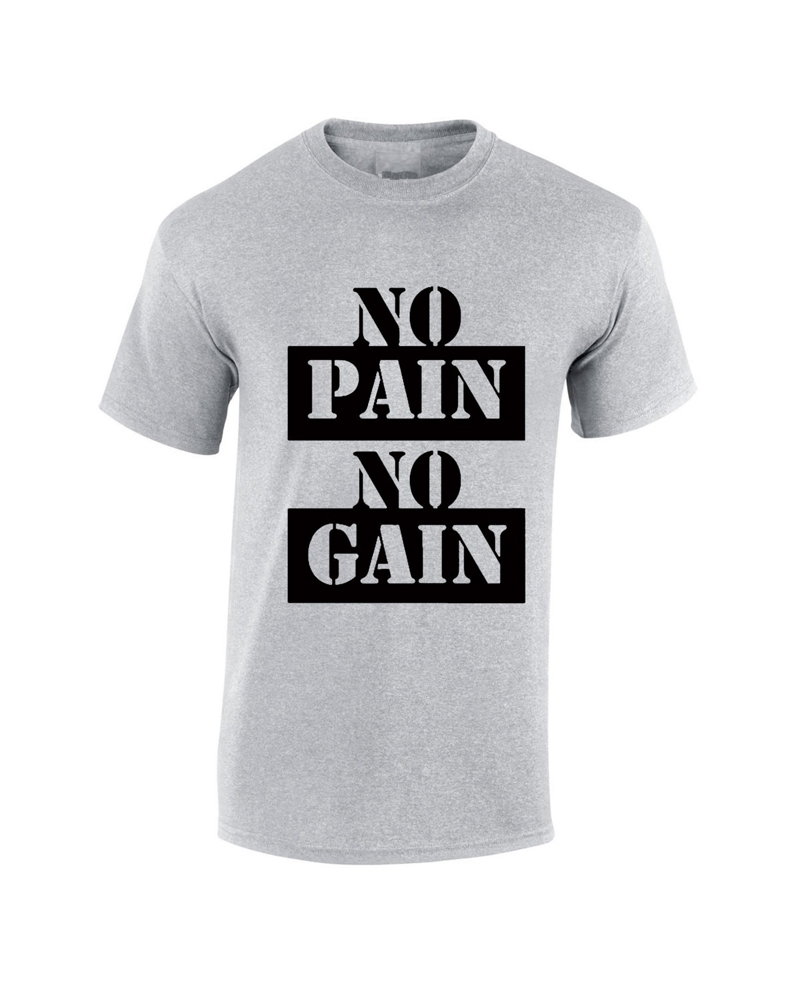 No Pain No Gain Gym Body Building T Shirt T-shirt Tshirt Tee | Etsy UK