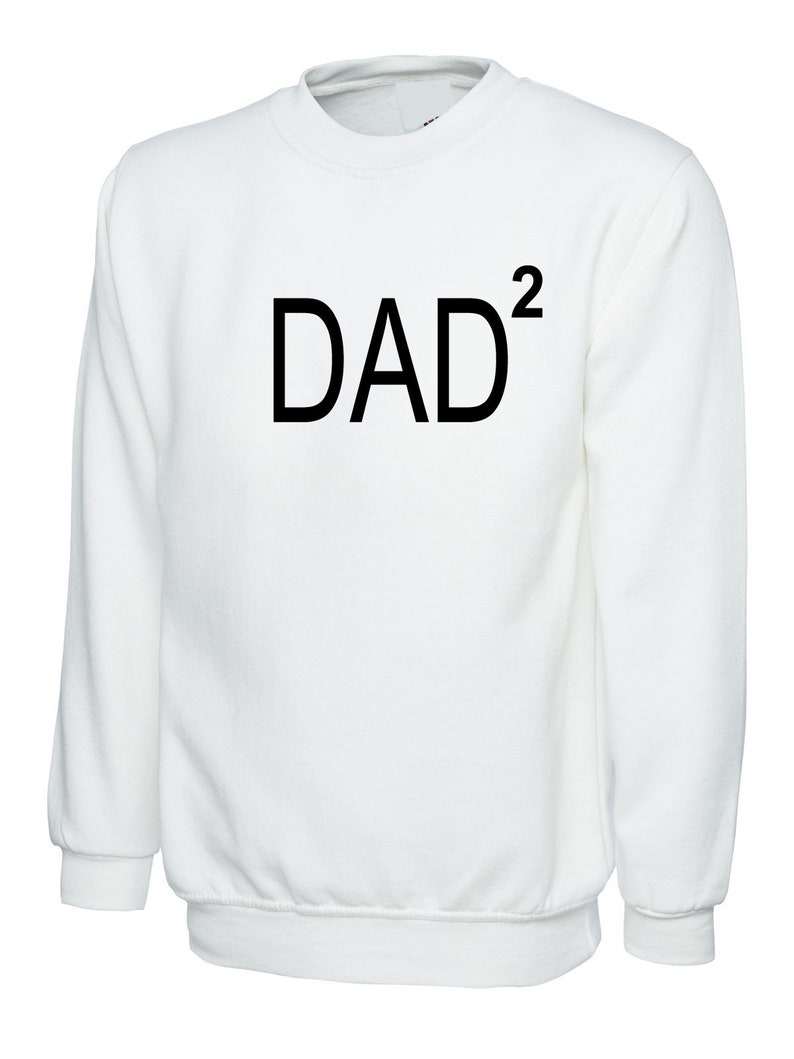 DAD 2 Sweatshirt Jumper Sweater Shirt Expecting Again Idea - Etsy