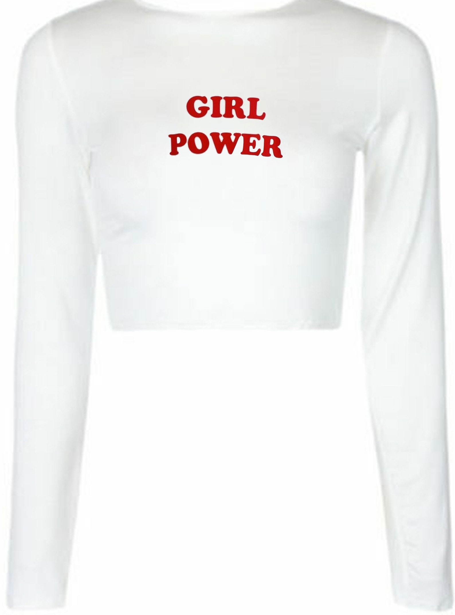 Girl Power Crop Top Croptops Girl Power GRL PWR Feminist Etsy UK