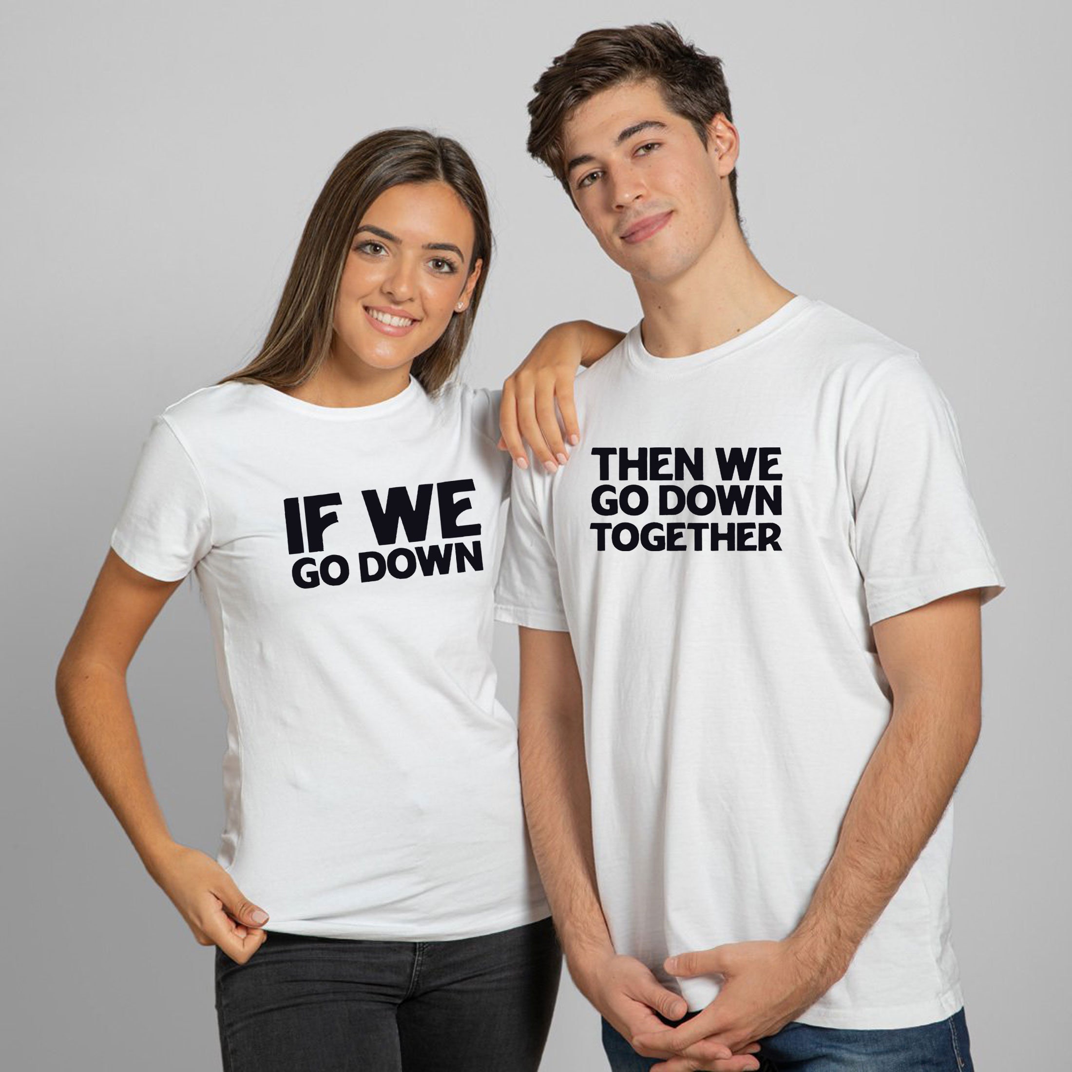 Funny Couple Matching Shirts T-shirt 