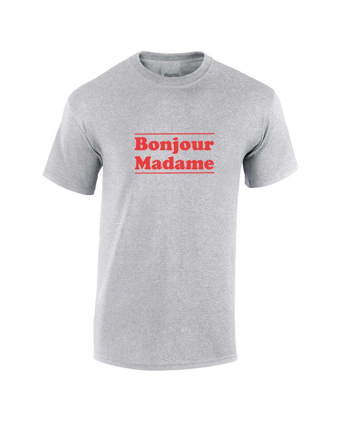 Bonjour Madame Tshirt T-shirt T Shirt Tee Shirt Hello Madam | Etsy