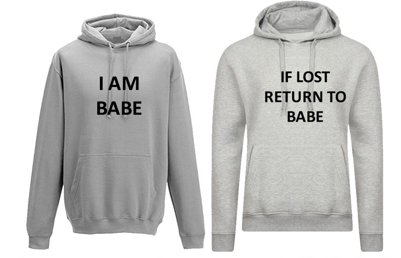 Couple Matching Funny Hoodies Hoodie Hoody Hood Hooded If Lost Etsy UK
