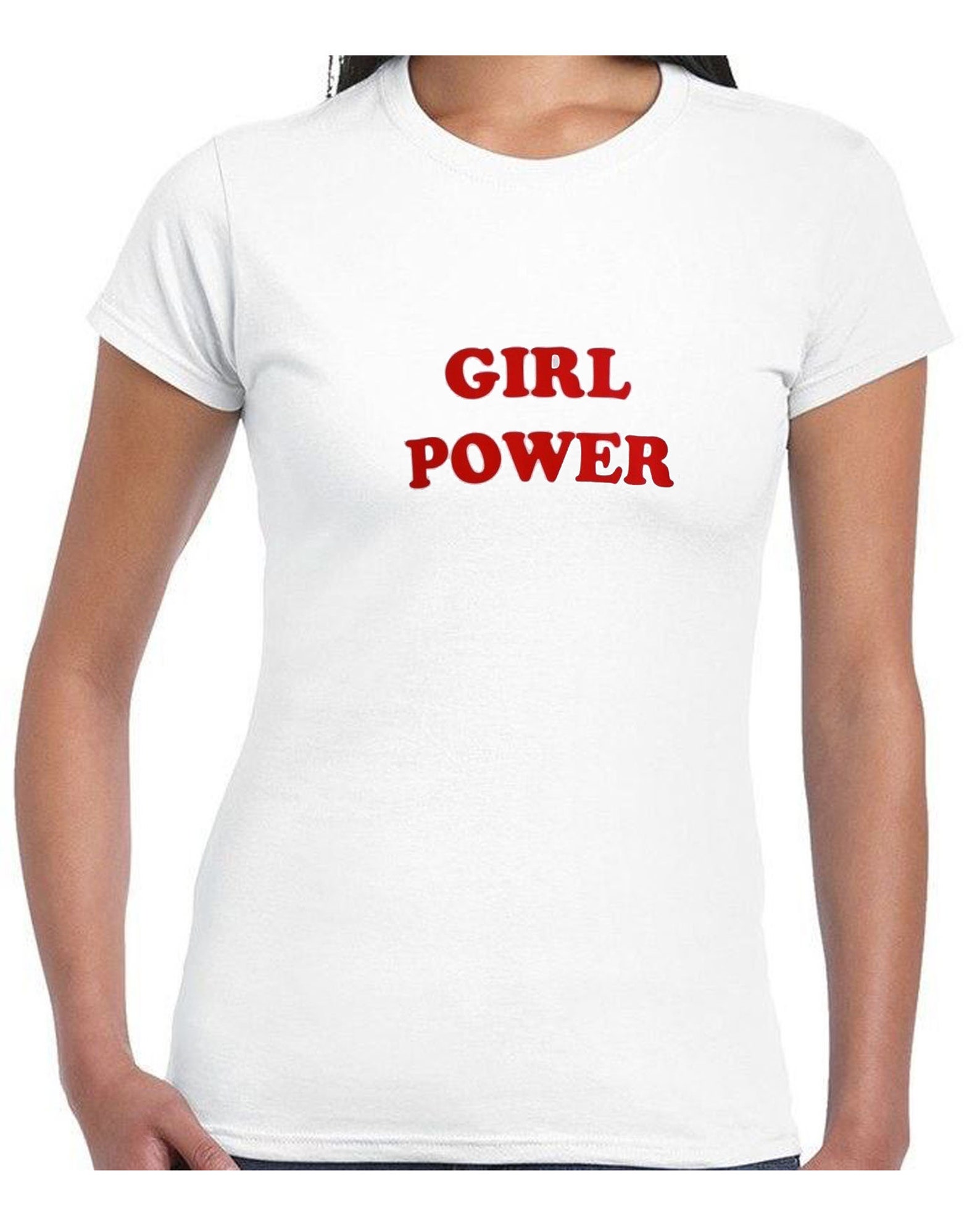 Girl Power Tshirt TShirt T shirt Tee Shirt Girl Power GRL Etsy España