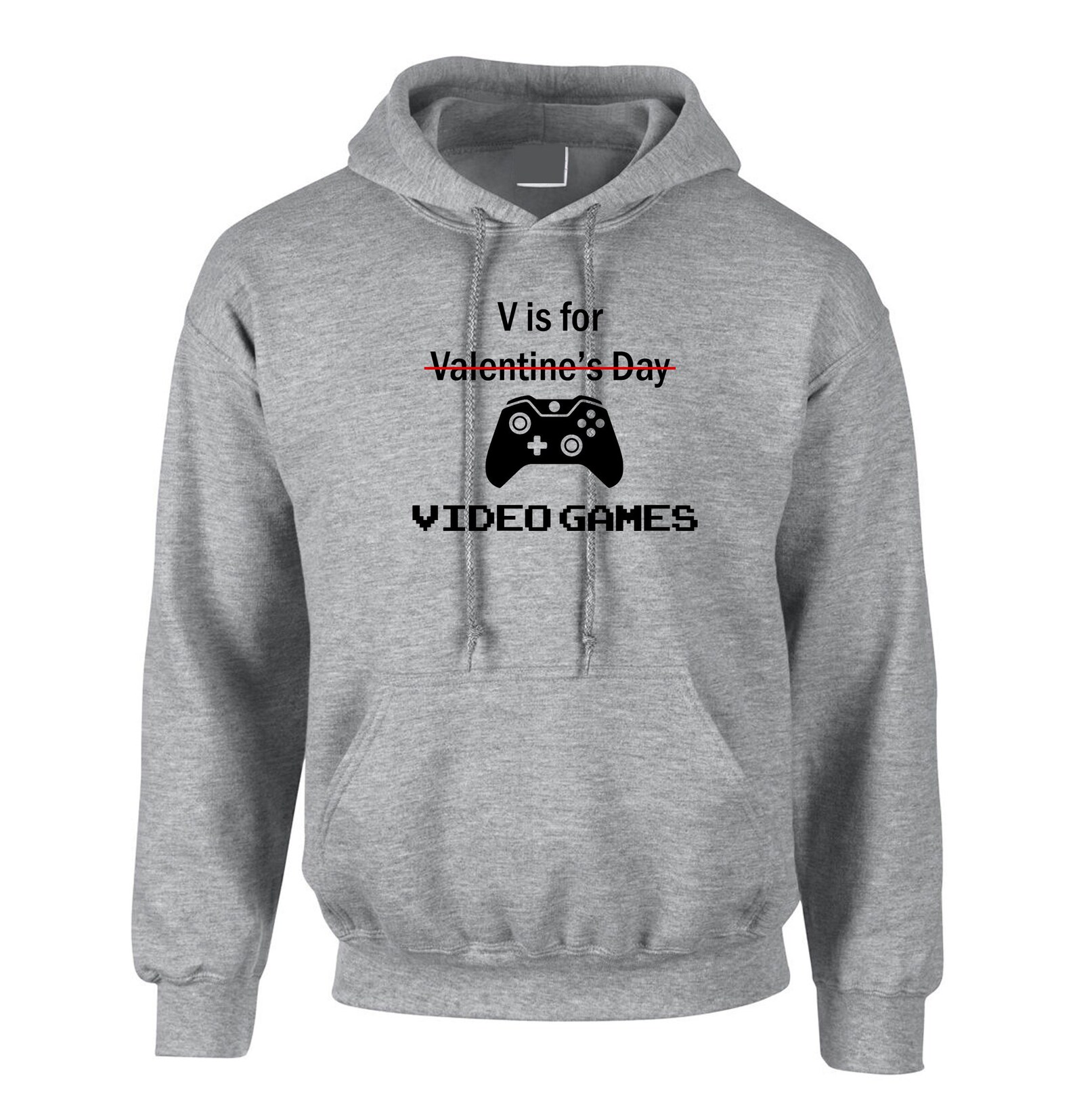 V for Video Games Funny Hoodie Hoody Hood Hooded Etsy