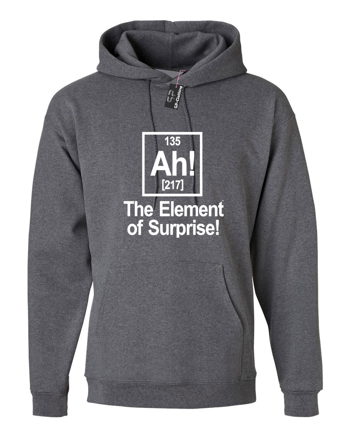 Ah Element of Surprise Hoodie Hoody Hood Hooded Joke Science - Etsy UK
