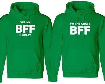 hoodies best friends - Etsy España