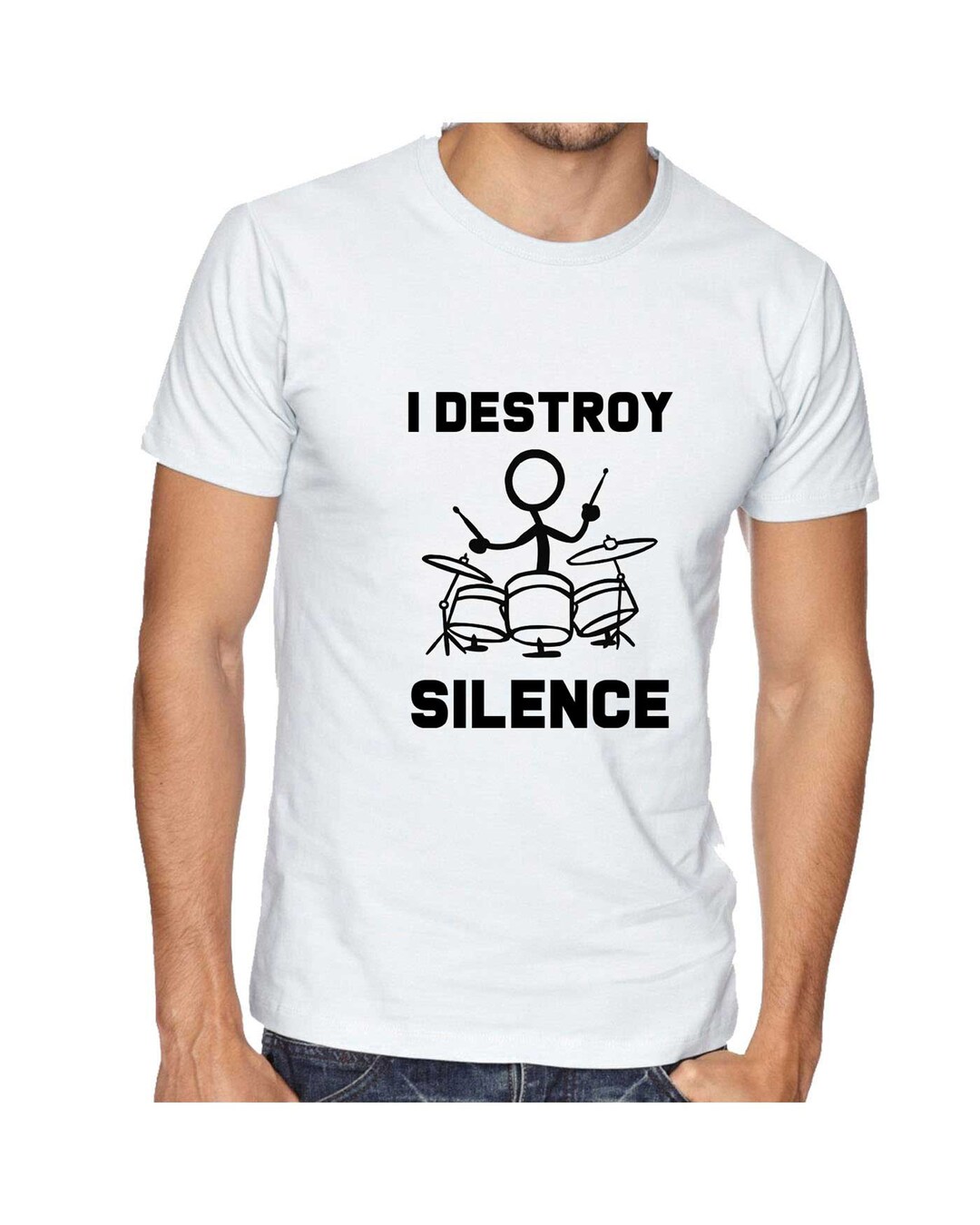 I Destroy Silence T Shirt T-shirt Tshirt Tee Shirt Gift for - Etsy UK