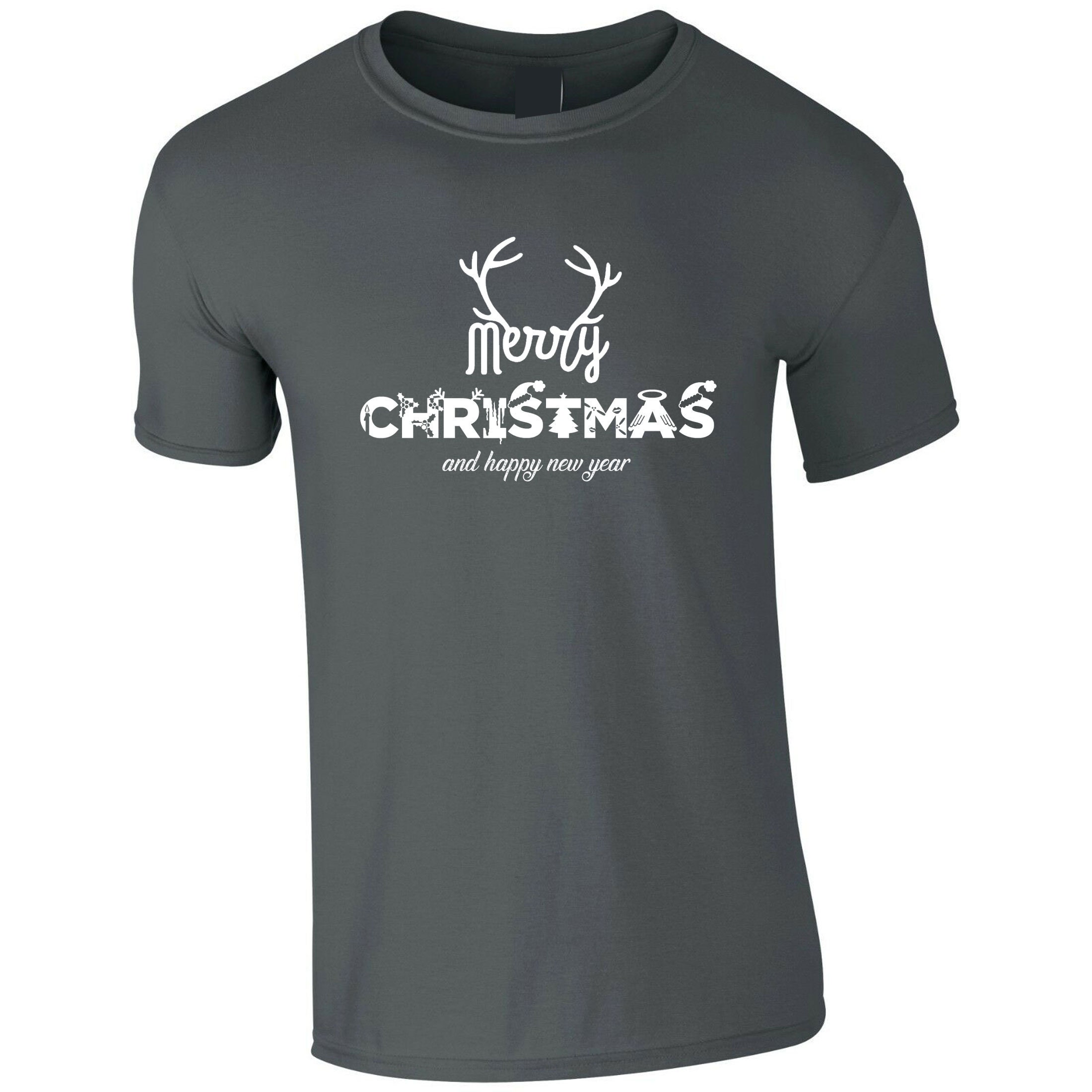 Merry Christmas and Happy New Year T Shirt T-shirt Tshirt Tee - Etsy UK