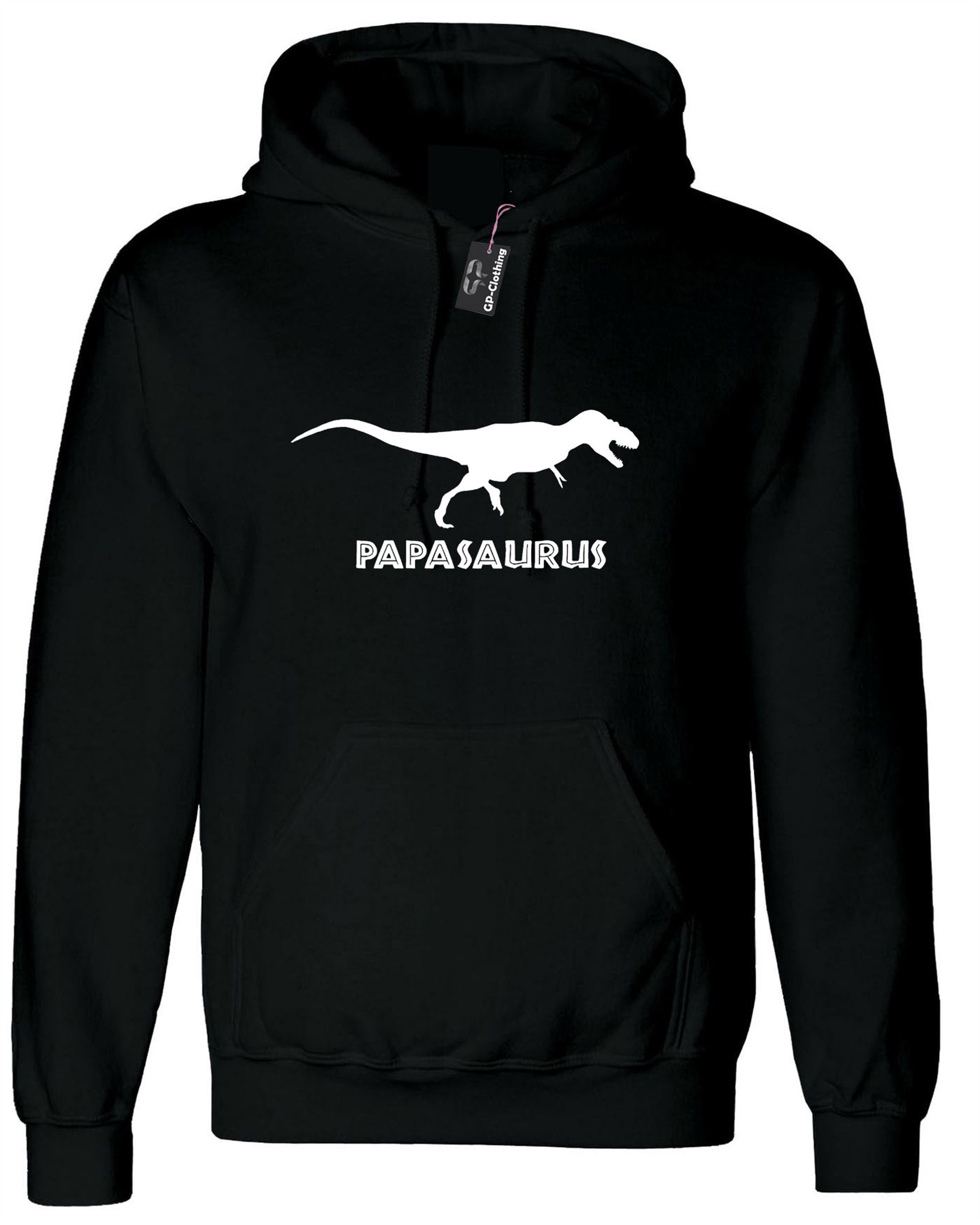 Papasaurs Funny dinosaur Hoodie Hoody Hood Hooded gift for Etsy