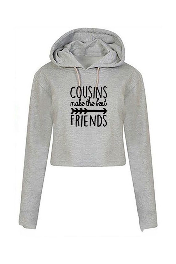 Best friend crop top hoodies sale