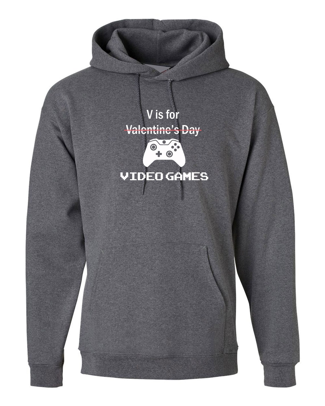 V for Video Games Funny Hoodie Hoody Hood Hooded - Etsy