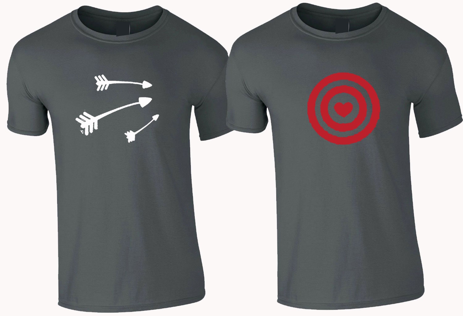 Couple Matching Shirts Archery Love Arrow in Target Heart | Etsy