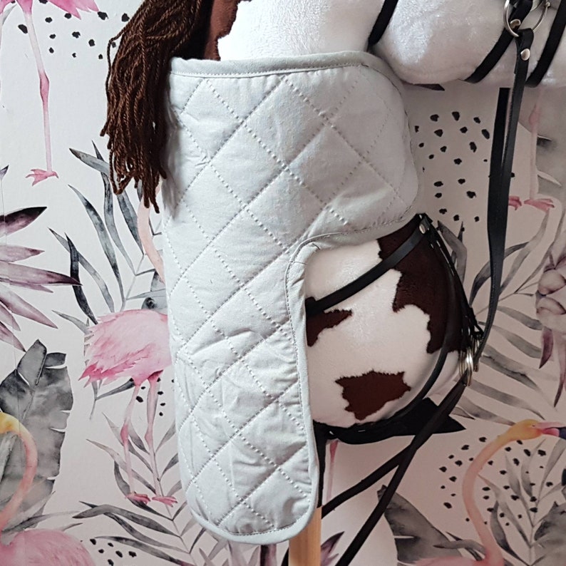 Hobby horse blanket, soft blanket, hobby horse accessories, LIGHT PINK blanket for hobby horse, universal size
