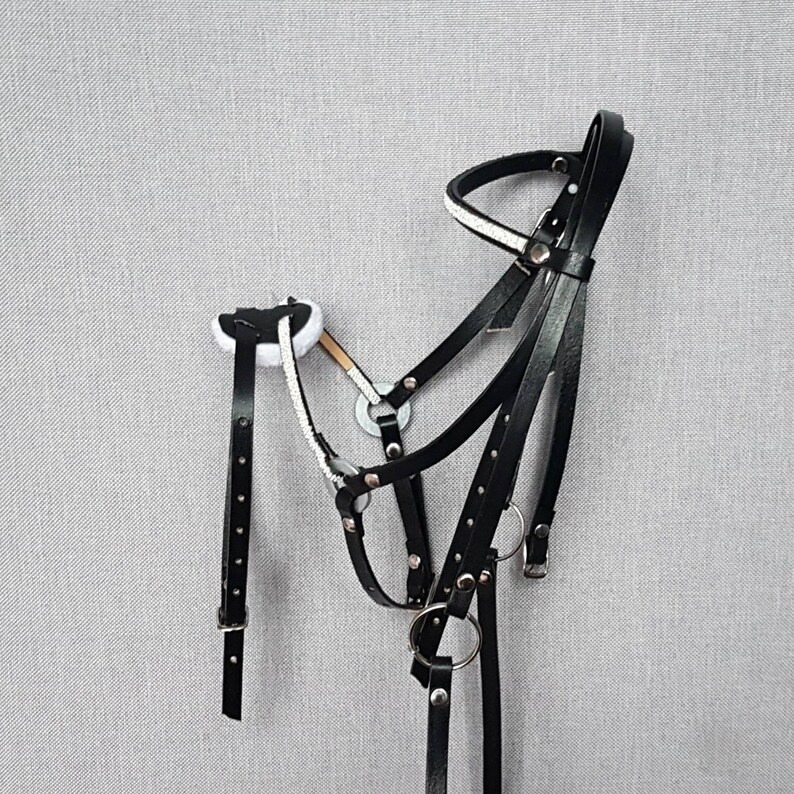 Briglia Per Cavalli Regolabile - Rossa, Materiale PP, Con Imbottitura - Foto 5