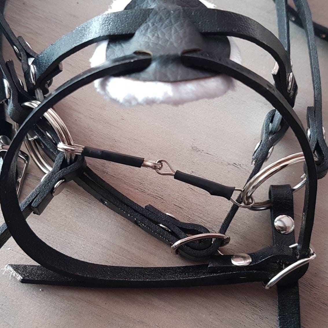 Hobby Horse Bridle Set BRIDLE BREASTPLATE Black Leather Etsy